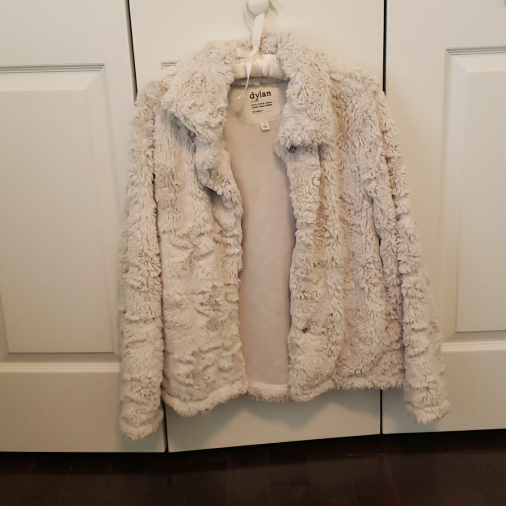 Faux Fir Cream Jacket